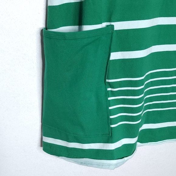 FP Free People Hot Shot Mini Dress Romper Stripe Green Pickleball - Picture 5 of 11